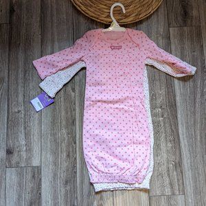 [KIDS 2/$30] NWT Baby Girl (0-3M) - CARTER'S 2pk. Gowns